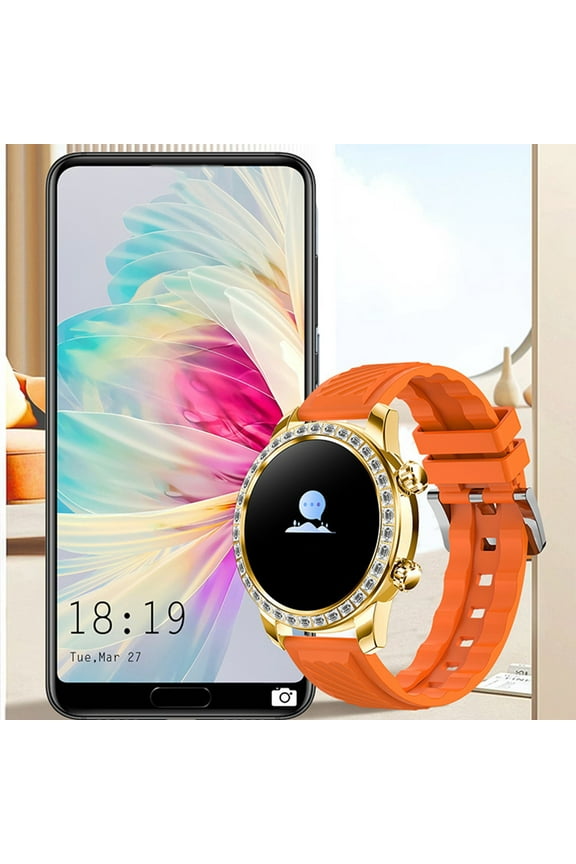 up to 65% off karymi High Precision Smartwatch with Two Watch Bands Bluetooth HD Call Intelligent Voice Control Long Battery Life and IP68 Water Proofing 1.52inch Smart Sports Watch