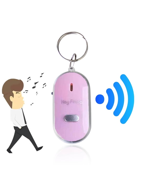 up to 65% off karymi Keychain LED Light Torch Remote Sound Control Lost Key Finder Whistle Sound Item Key Locator Device Gifts for Mom Garden Decor