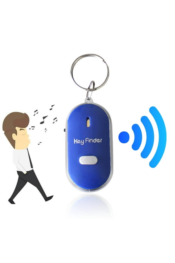 up to 65% off karymi Keychain LED Light Torch Remote Sound Control Lost Key Finder Whistle Sound Item Key Locator Device Summer Clearance Gifts for Mom Garden Decor