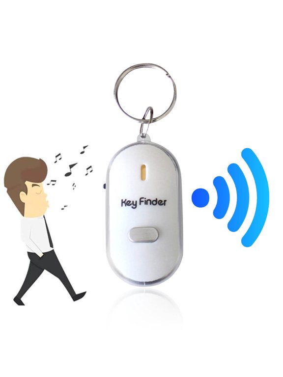 up to 65% off karymi Keychain LED Light Torch Remote Sound Control Lost Key Finder Whistle Sound Item Key Locator Device Outdoor Decor