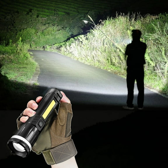 up to 65% off karymi LED Flashlight,1000 Lumens Super Bright Flashlight, Zoomable, Rechargeable Flashlight with 4 Modes,, Powerful Handheld Flashlight Travel Essentials Weekly flyer