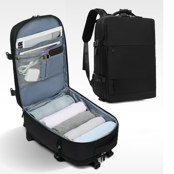 up to 65% off karymi Large Travel Backpack Water Proofing Hiking Rucksack USB Backpack Storage Large Capacity Multifunctional Wet and Dry Travel Bag House Decor School Supplies