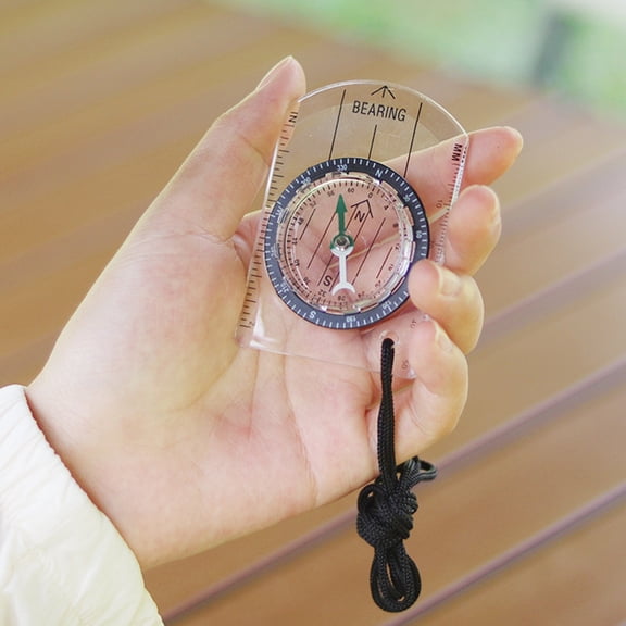 up to 65% off karymi Multi Functional Mini Compass Survival Tool Map Scale Ruler Compass Hiking Backpacking Compass Orienteering Compass Sports and Outdoors Birthday Gifts for Men