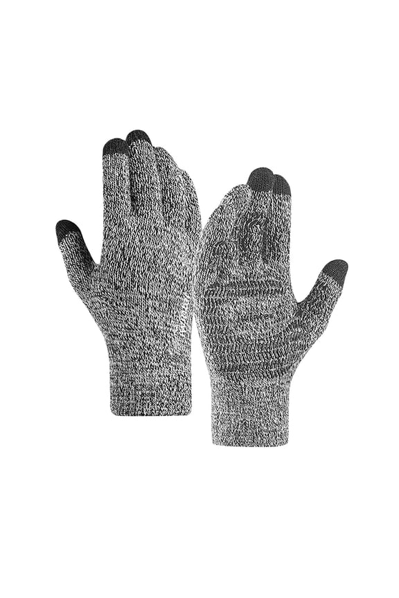 up to 65% off karymi Winter Warm Windproof Gloves Thickening Full-finger Touching Screen Outdoor Cycling Zipper Gloves Size Fits All Unisex Wholesale up to 90% off Travel Essentials