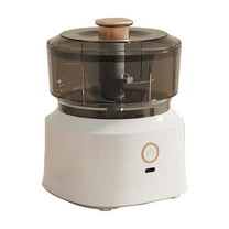 Up to 65% off! Anckoeil Appliance Electric Garlic Chopper Portable Mini Food Processor Wireless Vegetable Masher with USB Charging Garlic Masher Mincer For Onions Meat Spices