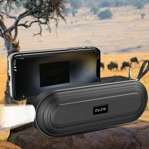 Up to 65% off! Cameland Bluetooth Speakers AaaSolar Bluetooth Speaker Portable Outdoor Bluetooth Speaker With Multifunctional Outdoor Flashlight，Stereo Sound With Bass Home Wireless Speaker