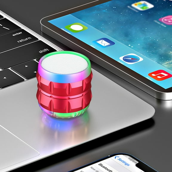 Up to 65% off! Cameland Bluetooth Speakers Metal 5.0 Wireless Bluetooth Speaker Small Outdoor Portable Cell Phone Gift Small Audio Can Plug In The Card Computer Speakers