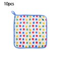 thumbnail image 1 of Up to 65% off! Dish Towels Velvet Wipes Household Hand Towel With Lanyard Kitchen Towels Towel Set Of 10 Colorful Polka Danish Soft Absorbent Cloths 12X12 Inch, 1 of 6