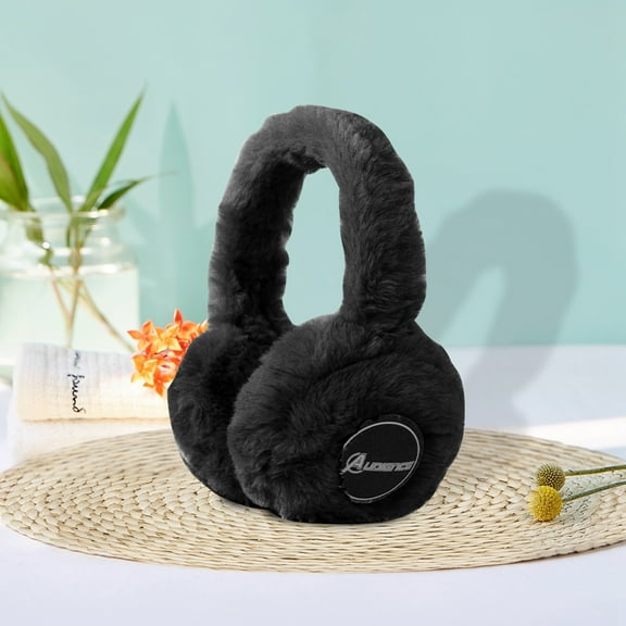 Up to 65% off! Dqueduo Bluetooth Headphones Headset 5.0 Wireless Bluetooth Folding Earmuff Warm Plush Winter Headset Ear Pack HD Call Anti-Falling Long Battery Life Bluetooth Earbuds