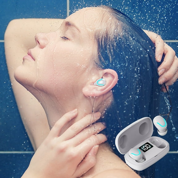 Up to 65% off! Dqueduo Bluetooth Headphones Smart Wireless Bluetooth Headphones Waterproof And Sweatproof Macaron Color In-ear Touchs Digital Headphones Bluetooth Earbuds