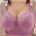 thumbnail image 1 of Fashion Large Size Sports Bras for Women Full Coverage Traceless Comfortable No Steel Ring Breathable Gathering Front Opening Buckle Bra Woman Underwear, 1 of 6