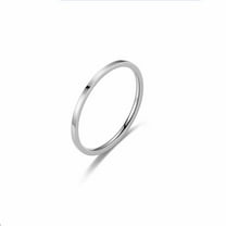 Up to 65% off! Temperament Versatile 1MM Thin Titanium Steel Ring Female Fashion Plain Ring Tail Ring Jewelry Valentine's Day & Mother's Day Gifts,Rings-Size 6