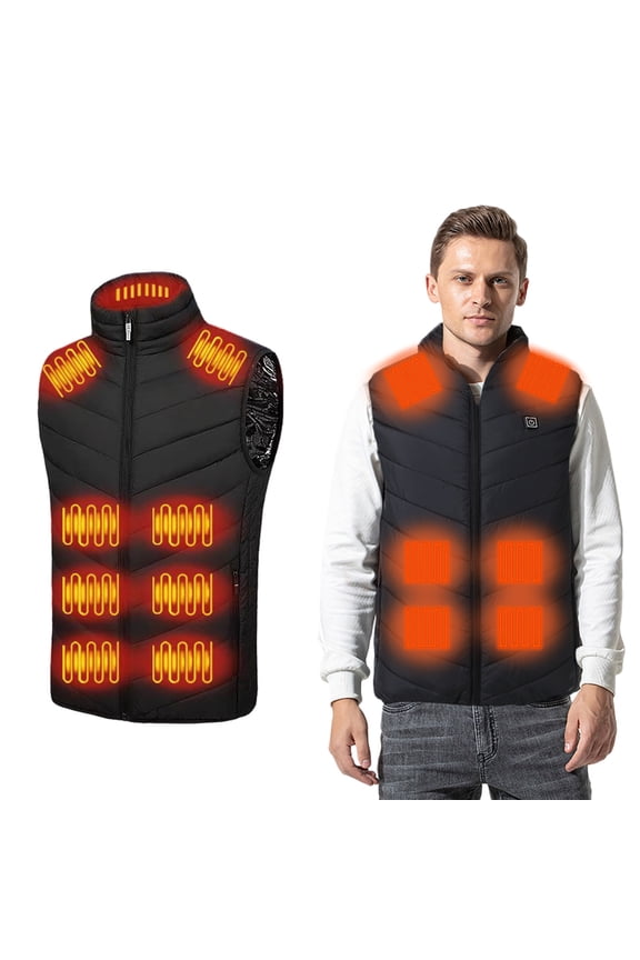 Up to 65 off!Yyuenw 23 Areas Heated Warm Clothing Multifunctional Clothing Warm Fashion Clothing Winter Warm Electric Clothing Mens Heated Vest Gift for Dad Boyfriend