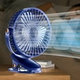 thumbnail image 1 of Up to 65 off!Yyuenw 5 Speeds Clip on Fan Rechargeable - Mini USB Portable Desk Fan with Clip, LED Display Powerful Silent Table Fan, 720°Flexible Rotation for Bed, Home, Stroller, Sport, Camping, 1 of 5