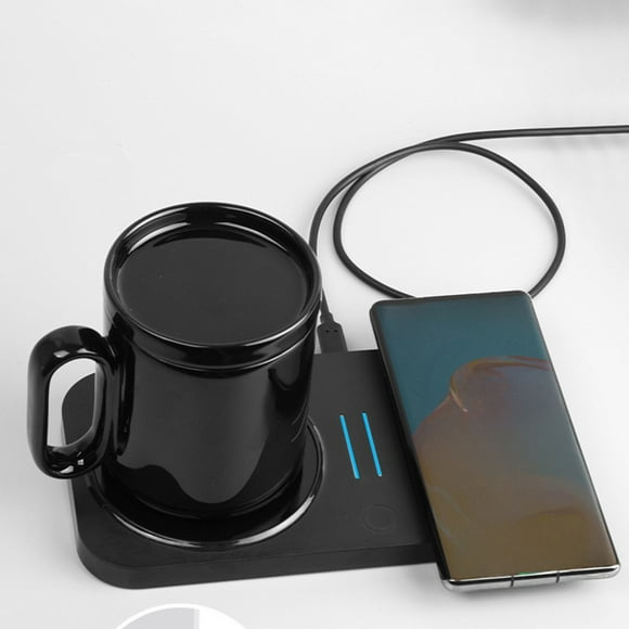 Up to 65 off!Yyuenw Coffee Cup Warmer with Wireless Charging Mat, Mug Warmer for Desk Use with Auto Shut Off, Gravity-Induction Coffee Warmer for Coffee Lovers Christmas/Birthday Gift