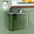 thumbnail image 1 of Up to 65 off!Yyuenw Compost Bin Kitchen, Hanging Trash Can with Lid 2.5 Gallon Kitchen Compost Bin for Under Sink, Wall-Mounted Small Under Sink Trash Can for Cupboard, Bathroom, Office, 1 of 5