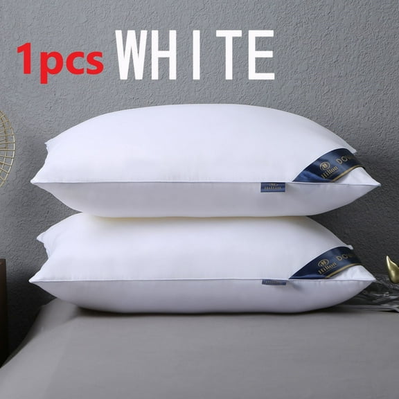 Up to 65 off!Yyuenw Hotel Collection Bed Pillows Super Soft Silk Down Filling Neck Protection Health Pillow Comfortable Sleep Aid Pillows for Side and Back Sleepers