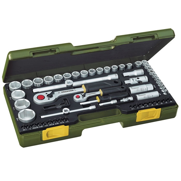 65-piece complete set for imperial sizes with 1/4