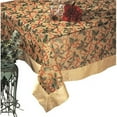 thumbnail image 1 of 65 x 162 in. Golden Bows Holiday Tablecloth with Shimmer, Gold, 1 of 1