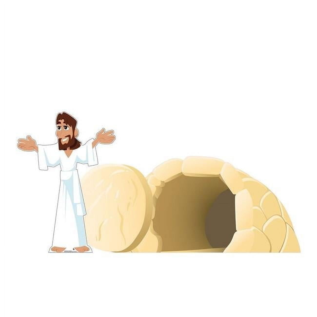 65'' Easter Jesus Risen Cardboard Standup Decor