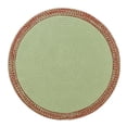 thumbnail image 1 of 65 x 65 in. Bordered Under-Tree Christmas Reversible Round Rug - Green, 1 of 1