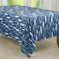 thumbnail image 1 of 65 x 84 in. Fish Design Tablecloth, Navy Blue, 1 of 1