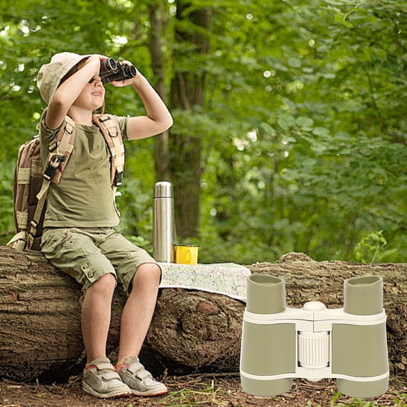 zdtodz Kids Binoculars Outdoors Explore Toy Lightweight Binoculars for Age 3-12 Years Old Boys Girls Bird Watching Educational Learning Hunting Hiking Birthday Presents
