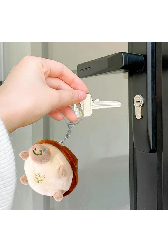 Mini Adorable Turtle Squeaky Plush Toy Pandent,Stuffed Animal Toy Turtle Keychain Pendant Cartoon Plush Doll for Birthday Gift Bag Accessories