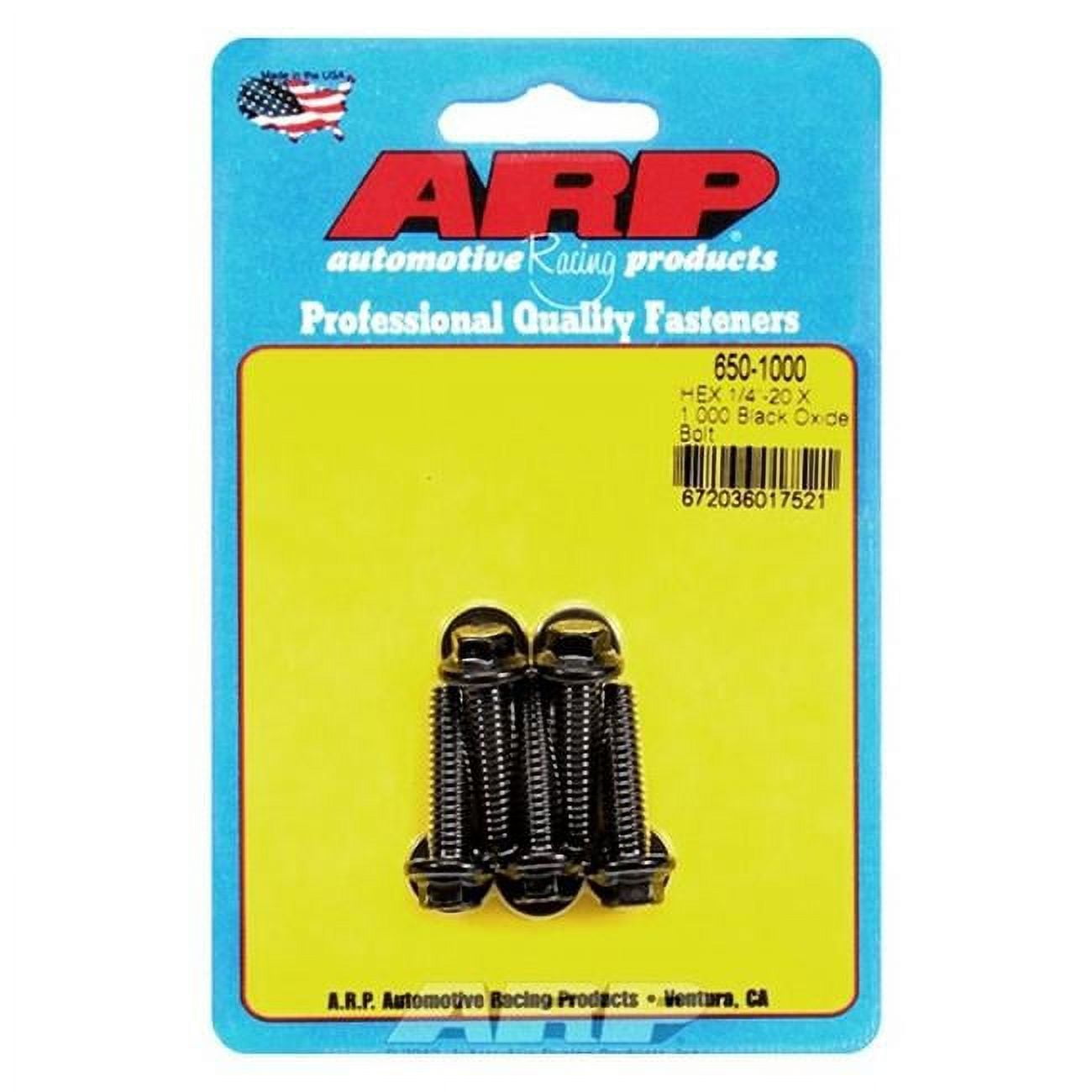 ARP Bolt Kit - 6pt (5) 1/4-20 x 1.000 ARP Bolt Kit - 6pt (5) 1/4-20 x 1.000
