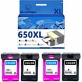 thumbnail image 1 of 650 650XL CZ101AE CZ102AE Ink Cartridge Compatible for HP 1015 1515 2515 2545 2645 3515 4645 Printers, Leak-Proof Design Crisp Printing, Home & Office Use, 1 of 7