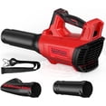 thumbnail image 1 of 650 CFM 160 MPH Cordless Leaf Blower, 26000 RPM Brushless Motor, 4-Speed + Turbo Mode, Lock-On Switch, 2-Piece Tube, for Milwaukee M18 Battery (Battery Not Included), 1 of 10