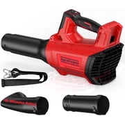 650 CFM 160 MPH Cordless Leaf Blower, 26000 RPM Brushless Motor, 4-Speed + Turbo Mode, Lock-On Switch, 2-Piece Tube, for Milwaukee M18 Battery (Battery Not Incl