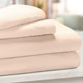 thumbnail image 1 of 650-Thread Count 100% Egyptian Cotton Mediumweight Solid Sheet Set with Deep Pockets Ivory / Full, 1 of 4