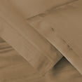 thumbnail image 1 of 650 Thread Count 100% Egyptian Cotton Solid Pillowcases, 2-Piece Pillowcase Set by Blue Nile Mills- Standard, Taupe, 1 of 6