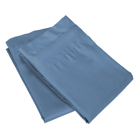 650 Thread Count 100% Egyptian Cotton Solid Pillowcases, 2-Piece Pillowcase Set by Blue Nile Mills