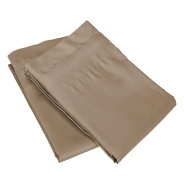 650 Thread Count 100% Egyptian Cotton Solid Pillowcases, 2-Piece Pillowcase Set by Blue Nile Mills