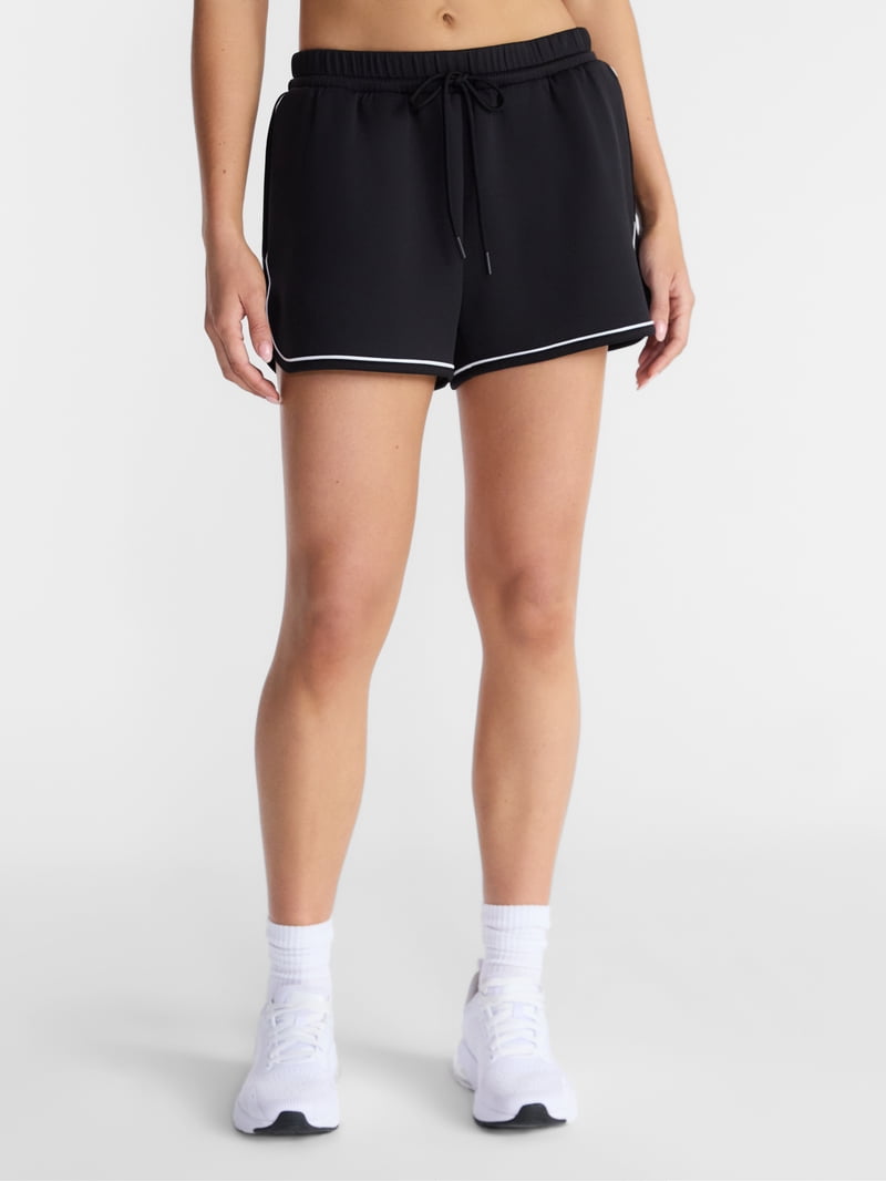 Aiva Women's Pique Knit Dolphin Shorts, 2.5