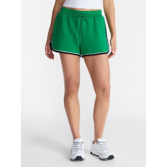 Aiva Women's Pique Knit Dolphin Shorts, 2.5" Inseam, Sizes XS-XXL