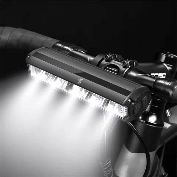 Siuyiu USB Rechargeable Bike Lights, Super Bright LED Bicycle Lights with 4 Light Modes, Black