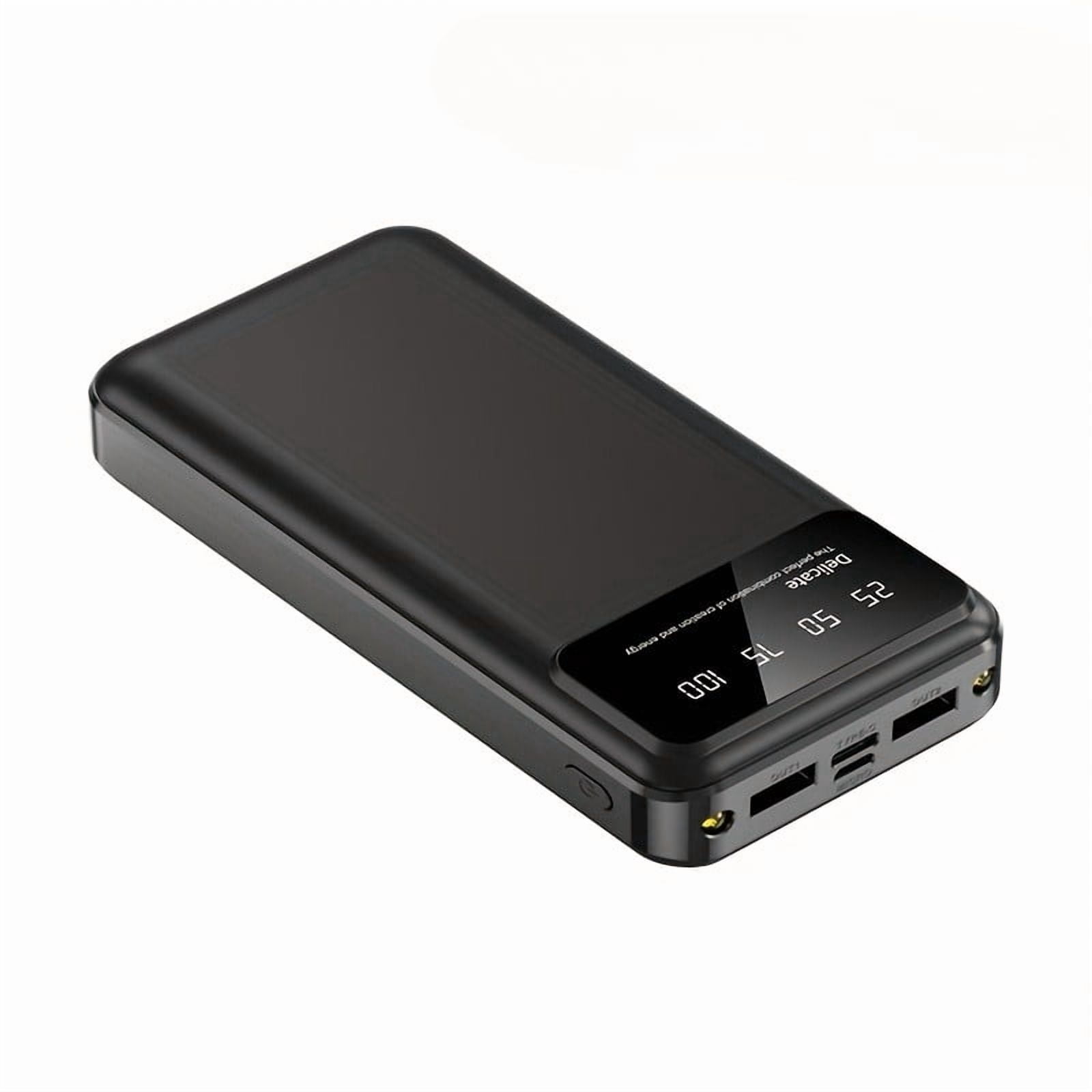 65000mAh Portable Power Bank with LED Display, High-Capacity USB Charger for iPhone 17/16/15/14/13/12/11/XS, Outdoor Travel Emergency Backup, Halloween Christmas Gift