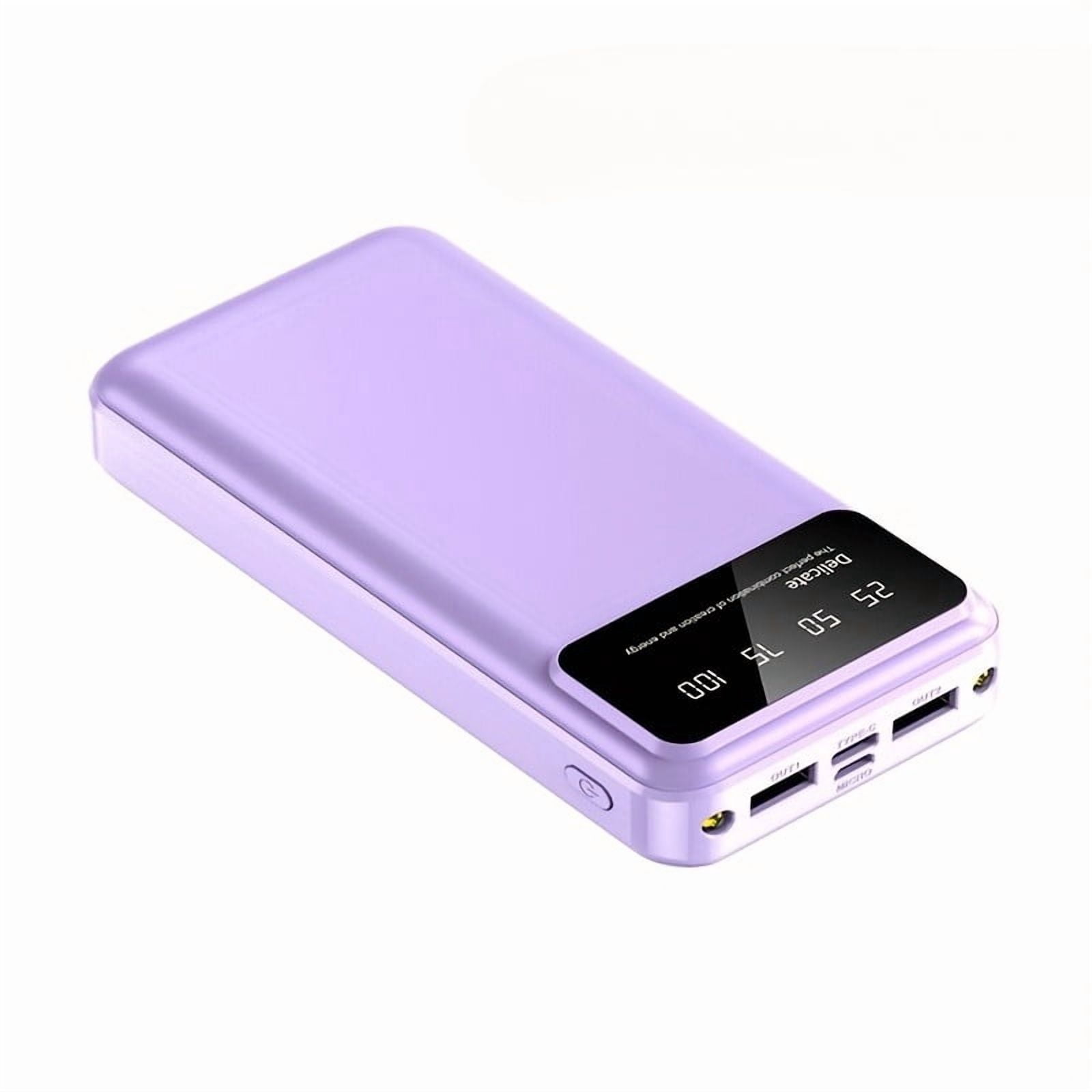65000mAh Portable Power Bank with LED Display, High-Capacity USB Charger for iPhone 17/16/15/14/13/12/11/XS, Outdoor Travel Emergency Backup, Halloween Christmas Gift