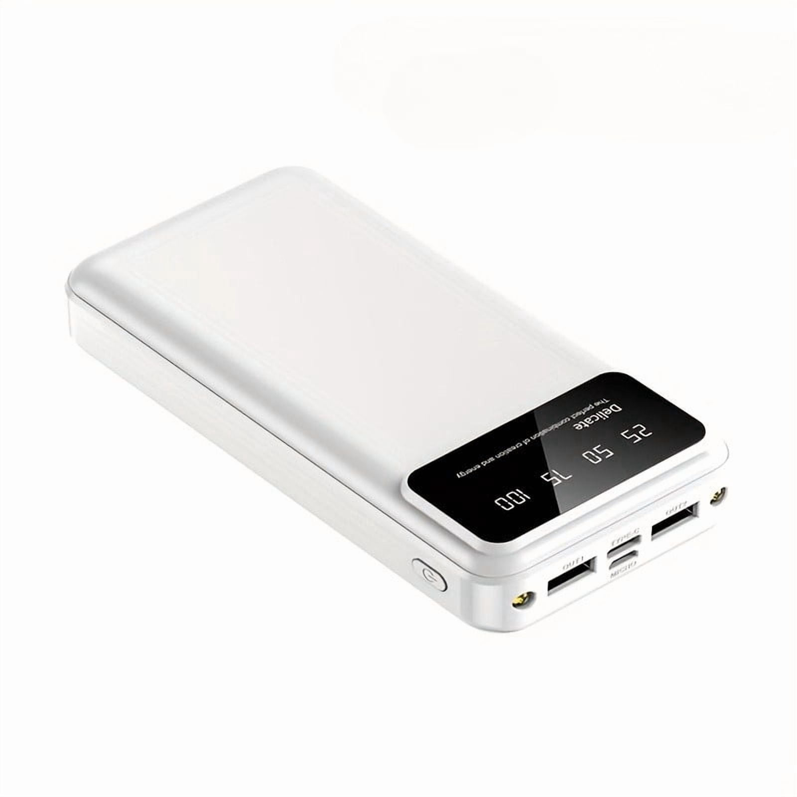 65000mAh Portable Power Bank with LED Display, High-Capacity USB Charger for iPhone 17/16/15/14/13/12/11/XS, Outdoor Travel Emergency Backup, Halloween Christmas Gift
