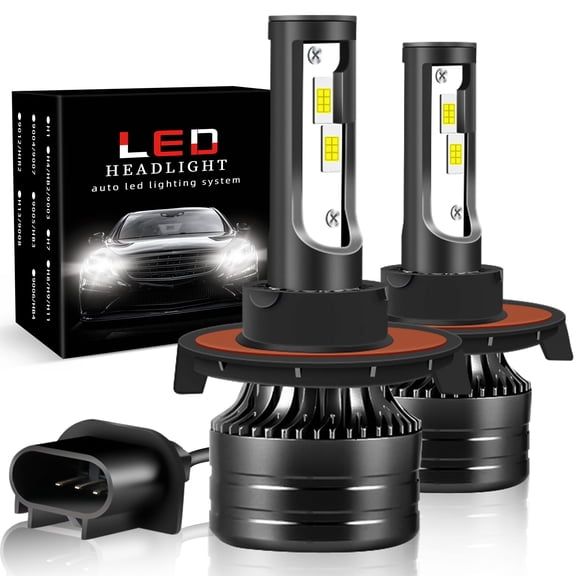 6500K White LED Headlight Hi/Lo Beam Combo Fits Ram 1500/2500/3500 2006-2010 High Performance 2PCS