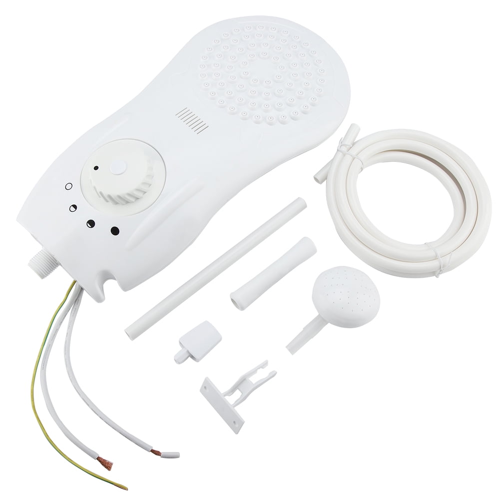 6500W Electric Water Heater Bath Supplies Instant Heating Shower Head + Hose 220V