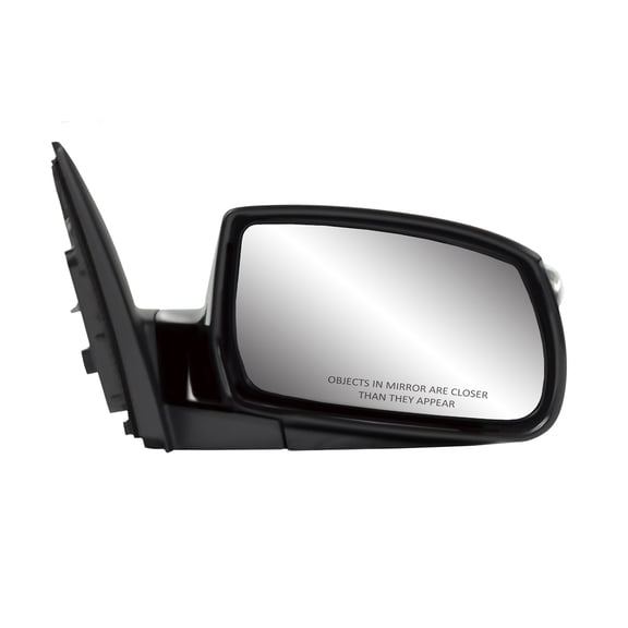 65037Y - Fit System Passenger Side Mirror for 10-15 Hyundai Tucson, textured black w/ PTM cover, w/ turn signal, foldaway, Heated Power