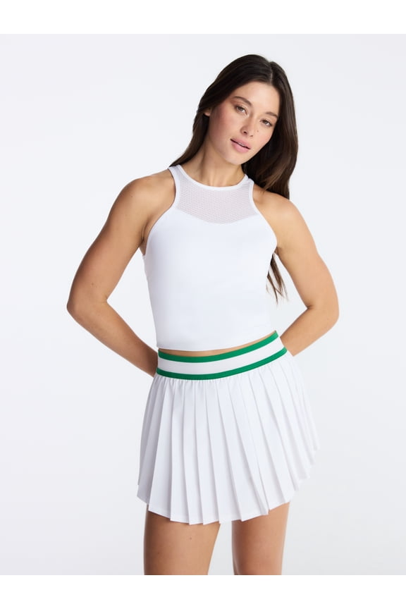 Women's Tennis Mesh Bra Tank Top, Sizes XS-XXXL