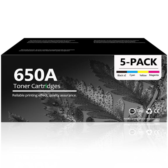 650A Toner Cartridge Compatible for HP 650A (BK/C/Y/M)Toner Cartridges for CP5525n CP5525xh Printer
