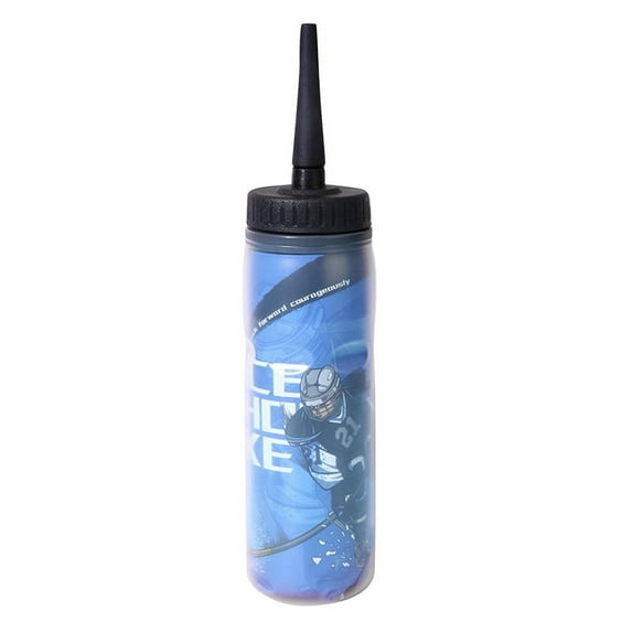 650ML Ice Hockey Water Bottle Portable Football Bottle Classic Extended Tip Design Sports Bottle Mouthpiece