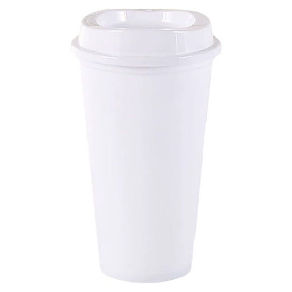 650ML Reusable Plastic Tumblers With Lids Large Color Changing Cups For Adults Kids Women | Tall Iced Cold Drinking Cute Tumbler Cup