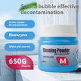 thumbnail image 1 of 650g Active Oxygen Laundry Cleaning Powder, White/Color Safe Bubble Powder with Protease & Bioenzyme, Deep Stain Remover for Clothes, Brightening & Decontamination Laundry Booster for Home Use, 1 of 6